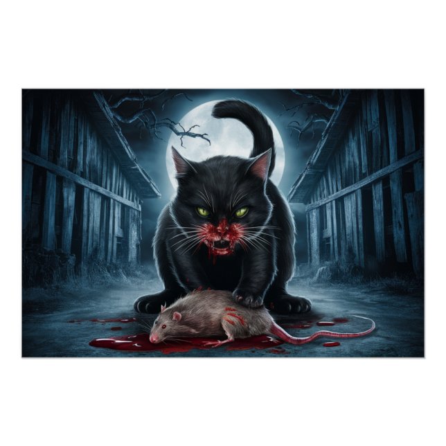 Poster Black Cat and Rat 04 (Front)