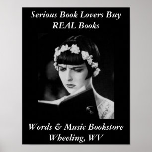 poster book lovers bookstore wheeling WV.