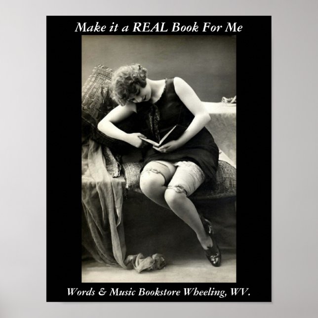 poster bookstore wheeling wv. real books (Front)