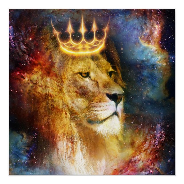 Poster Brilliant Cosmic Judah Lion (Front)