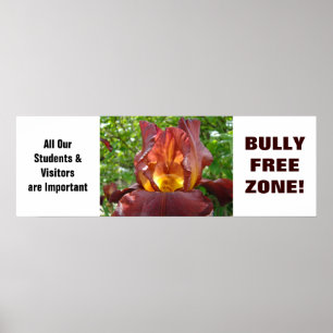 Poster BuLLY FREE ZONE! School Kids Students