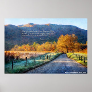 Poster - Cades Cove - Path of Life