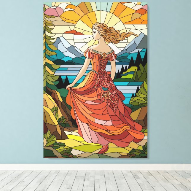 Poster Canvas Print (Insitu(Wood Floor))