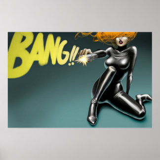 POSTER/CANVAS PRINT · My baby shot me down