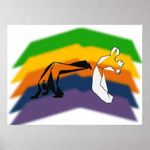 poster capoeira martial arts brazil axe