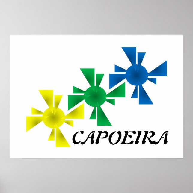poster capoeira martial arts print (Front)