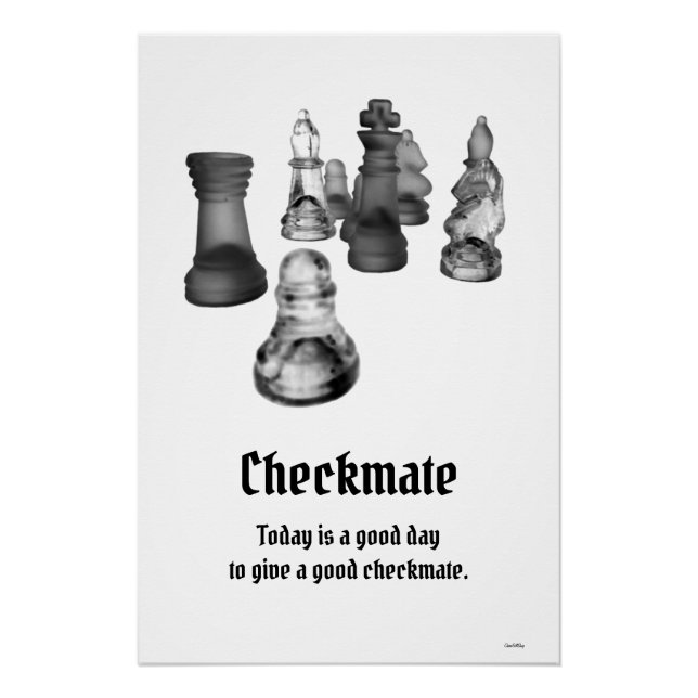 Poster Chess Checkmate (Front)