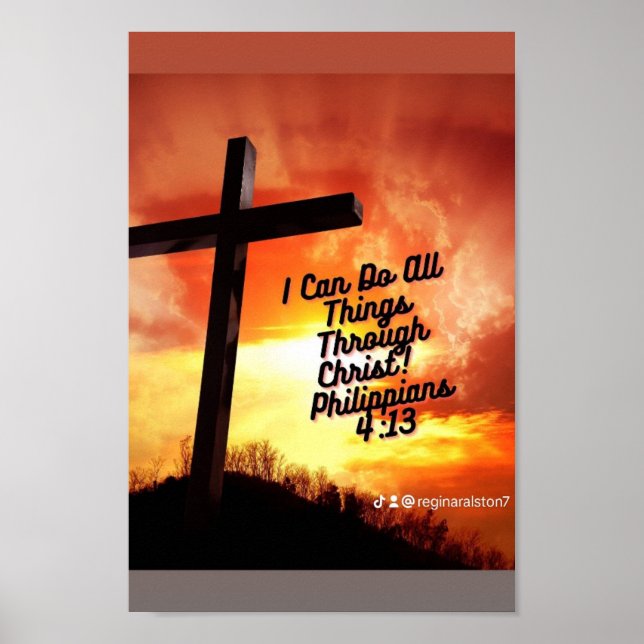 Poster Christian Bible verse (Front)