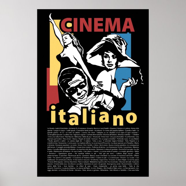 Poster Cinema Italiano (Front)