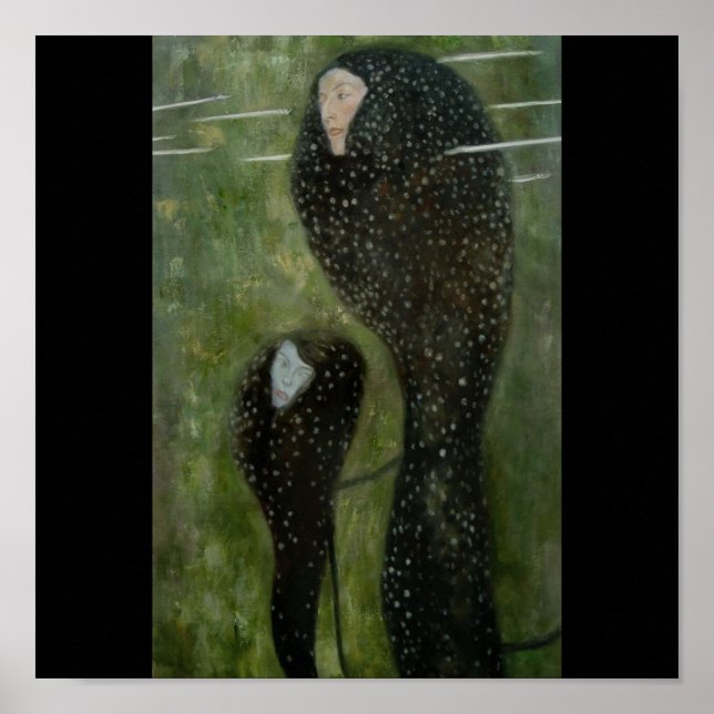Poster-Classic Art-Klimt-Mermaids Poster (Front)