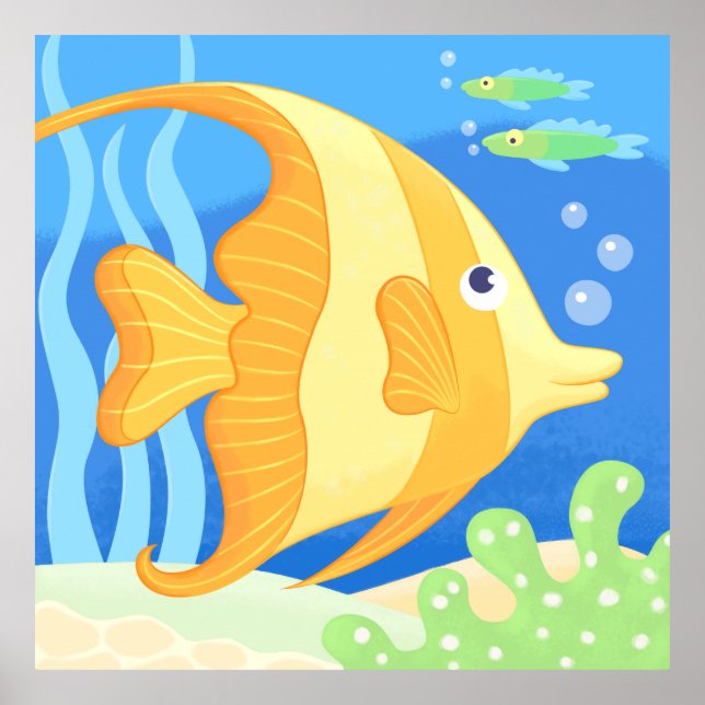 poster - cute tropical decor (Front)