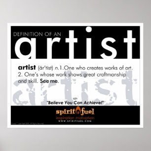 Poster Definition - Artist