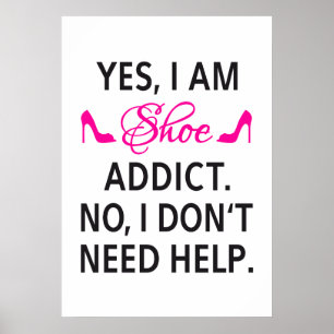 Poster design, Shoe addict