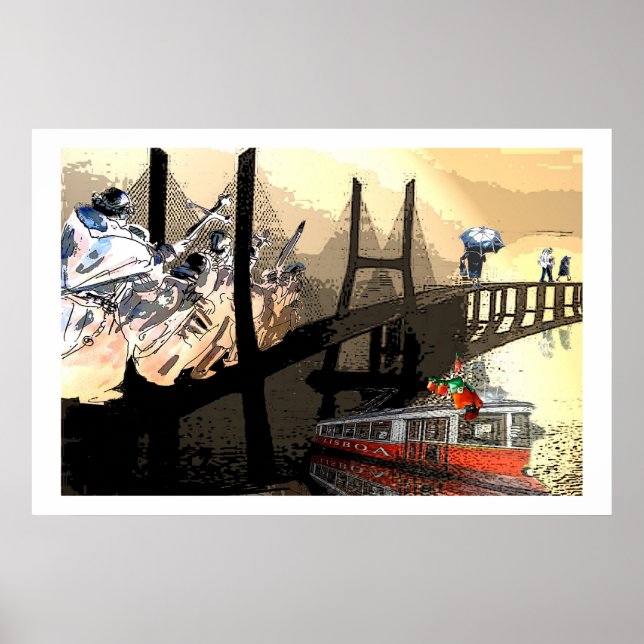 Poster "Discovering Lisbon" (Front)