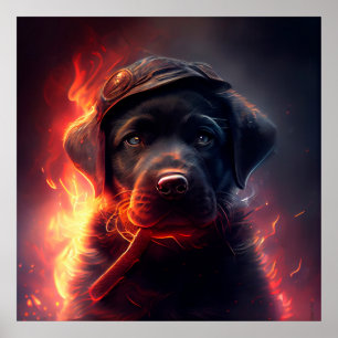 Poster Dog rouge