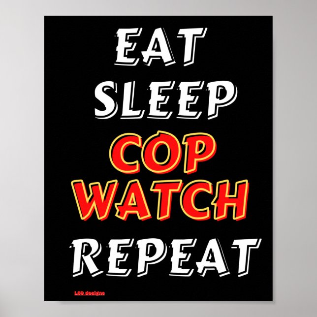   poster  "EAT, SLEEP..."  (Front)