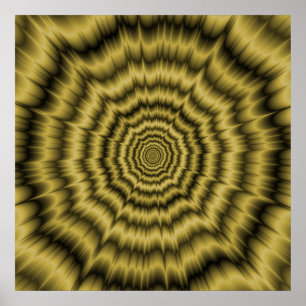 Poster Eye Boggling Explosion in Gold