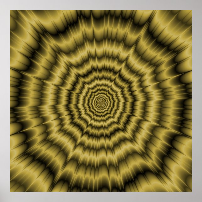 Poster  Eye Boggling Explosion in Gold (Front)