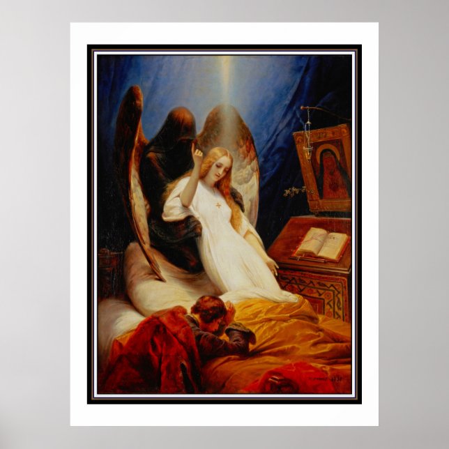 Poster Famous Vintage Angel of the Death 1851 (Front)