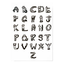 Poster - Feline Alphabet