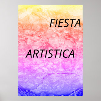 Poster. Fiesta Artistica Poster