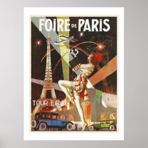 Poster - Foire Paris Vintage