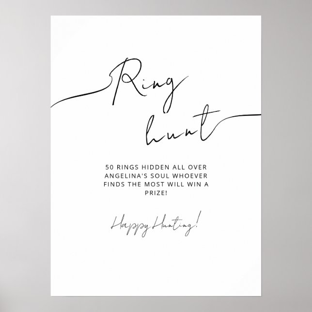 Poster for Bridal Shower (Front)