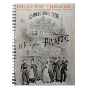 Poster for 'HMS Pinafore', performed by Gorman's C Notebook