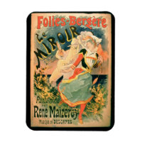 Poster for 'Le Miroir' at the Folies-Bergere, a pa