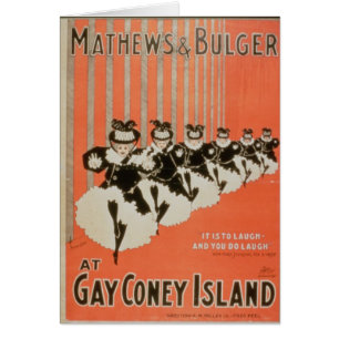 Poster for 'Mathews & Bulger' at Gay Coney Island