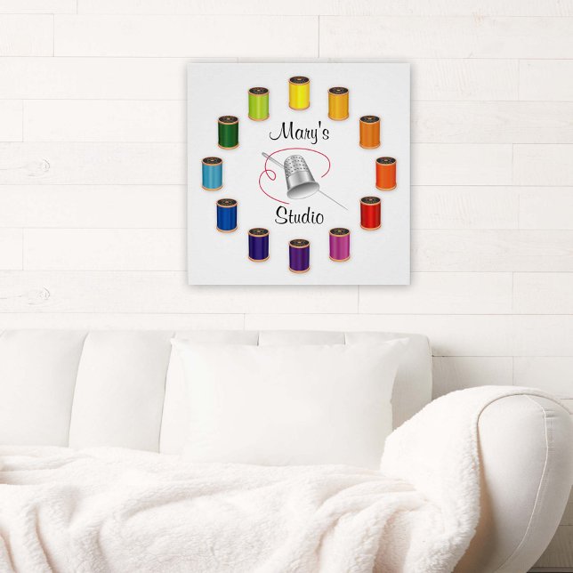 Poster for Sewing, Needle and Threads (Poster for Sewing, Needle and Threads. Customize your text. )