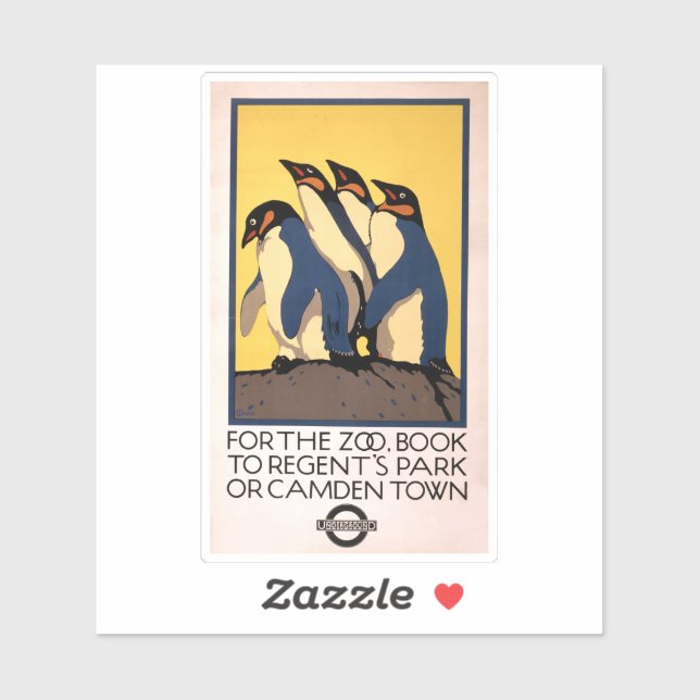 Poster For Subway Transportation To The London Zoo (Sheet)