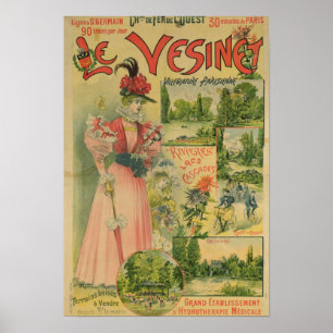 Poster for the Chemins de Fer de to Le Vesinet
