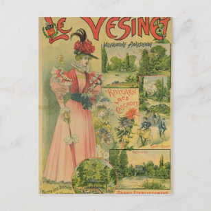Poster for the Chemins de Fer de to Le Vesinet Postcard