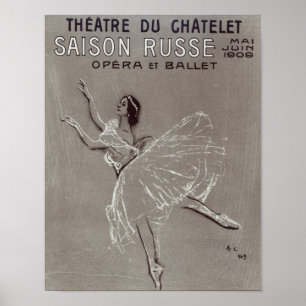 Poster for the 'Saison Russe'
