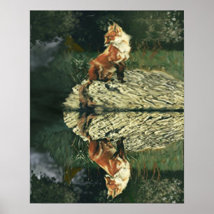 Poster - Fox at The River
