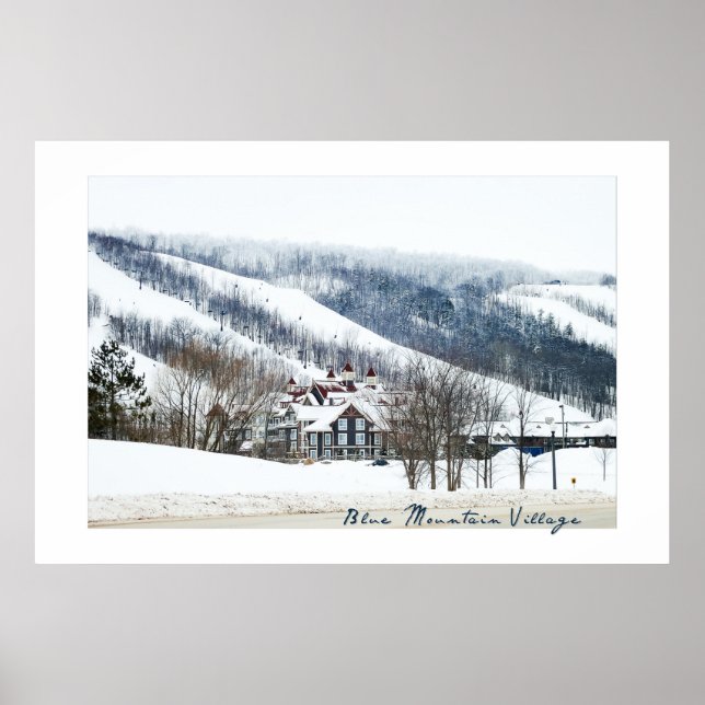 Poster from Blue Mountain Village, Ontario (Front)