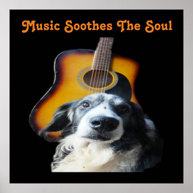 Poster Guitar Dog (Front)