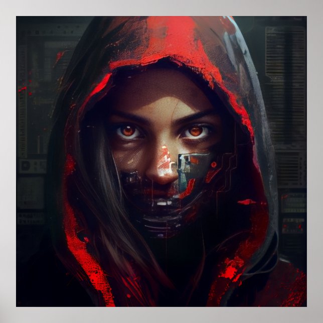 Poster hacker (Front)