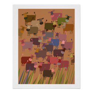 poster herd or cows