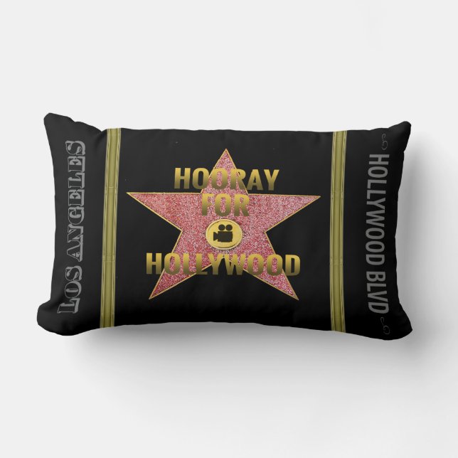 Poster Hollywood Blvd. Lumbar Pillow (Front)
