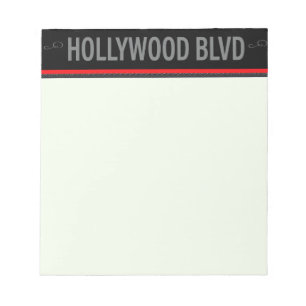 Poster Hollywood Blvd. Notepad