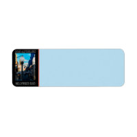 Poster Hollywood Blvd. Return Address Label