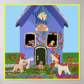 Poster: Home Is Where the Wheaten Is Poster