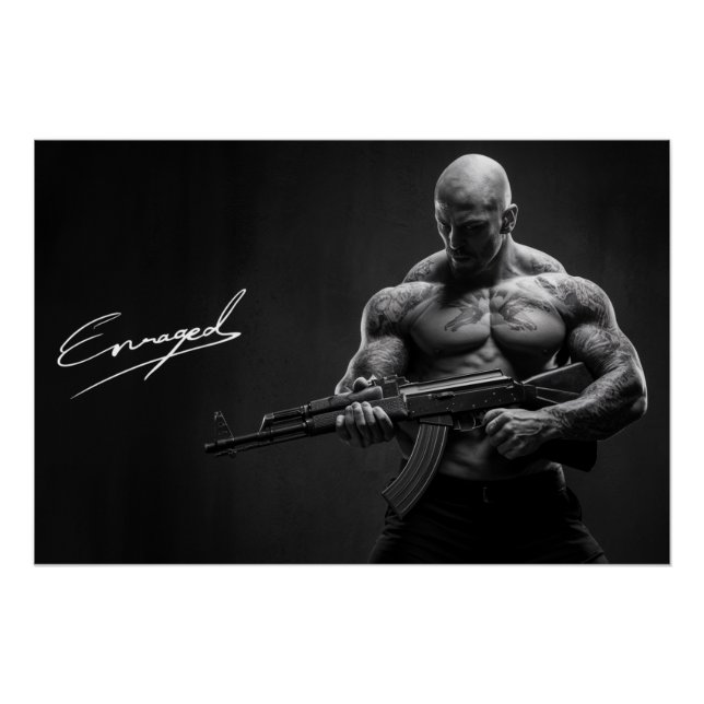 Poster Homme Enraged 06 (Front)