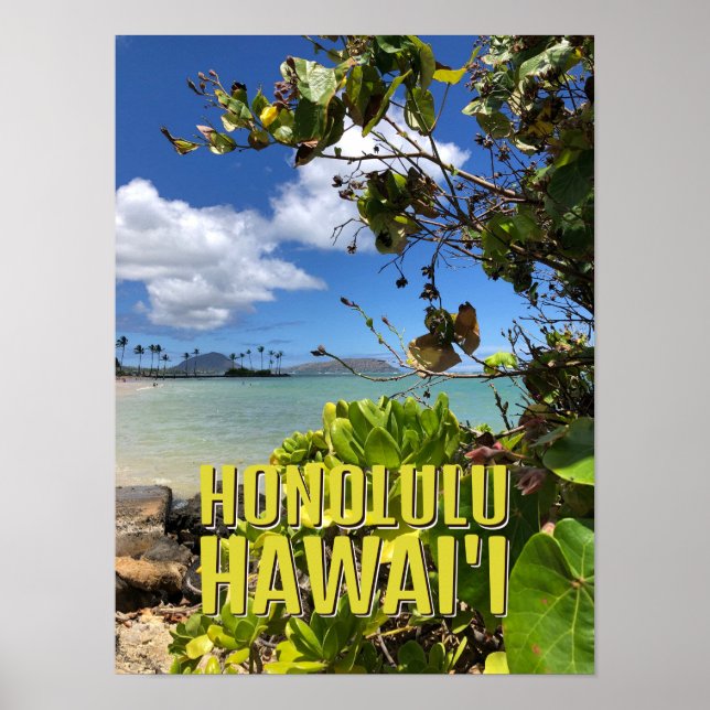 Poster - Honolulu Hawaii (Front)