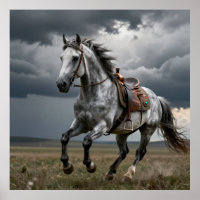 Poster horse running