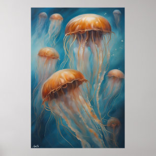 Poster   Jellyfish   Art