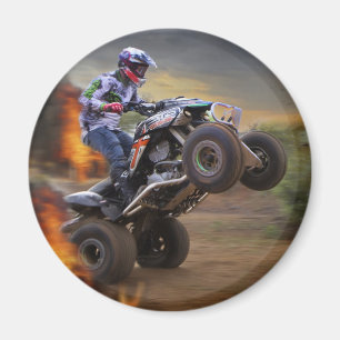Poster Jump to the Porthole with your Quad Bike  Magnet