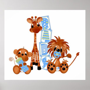 Poster Jungle Babies